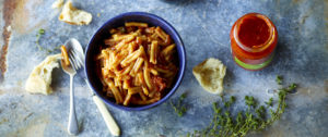Jar of Stefano's pasta sauce