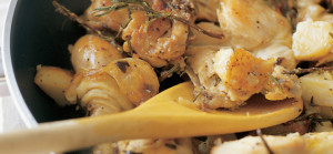 Tender chicken with rosemary